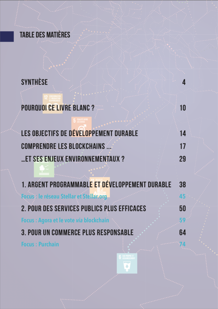 Livre blanc « Blockchain & développement durable » (1/2)